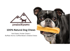 Buy natural yak milk dog chews online for your pet dog or puppy – peaksnpaws