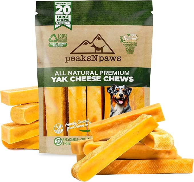 Premium Yak Cheese Dog Treats - One Size Fits All